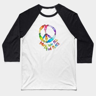 Find Peace Baseball T-Shirt
